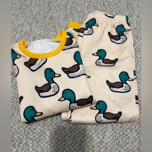Mallard Duck Print 5-6T Matching Sweat Set